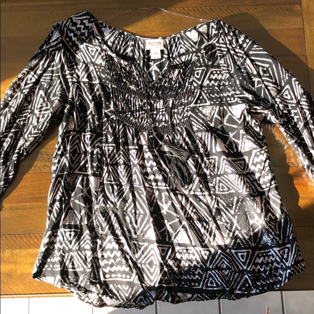 Aztec printed top